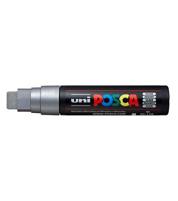 Posca PCF-350 Brush Silver Paint Marker