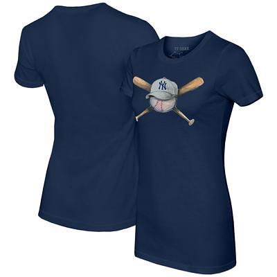 New York Yankees Tiny Turnip Women's Spit Ball T-Shirt - White