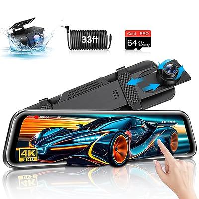 4K Dash Cam For Cars Front and Rear view camera for vehicle WiFi car camera  Reverse image car accsesories Car DVR Dashcam