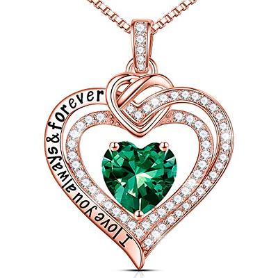 Nana Tree of Life Birthstone Mothers Necklace for Women with 1-12 Stones-  Rose Gold Flashed Stone 9 - Walmart.com