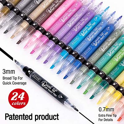 28 Wildflower Colors Acrylic Paint Pens Studio Color Series Markers Set  0.7mm Extra Fine