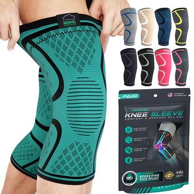  PHYSIX GEAR Knee Support Brace - Premium Recovery & Compression  Sleeve for Meniscus Tear, ACL, MCL Running & Arthritis - Best Neoprene  Stabilizer Wrap for Crossfit, Squats & Workouts (Single Beige