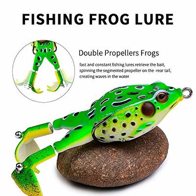 10 Pcs Frog Lure Fishing Lure For Bass Catfish Freshwater Fishing