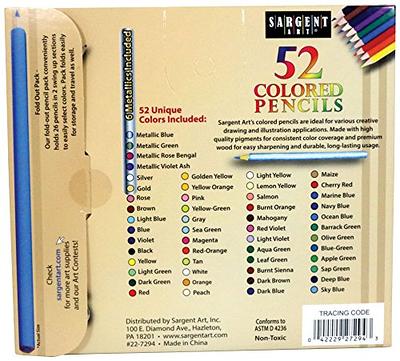  Sargent Art Set of 72 Different Colored Pencils