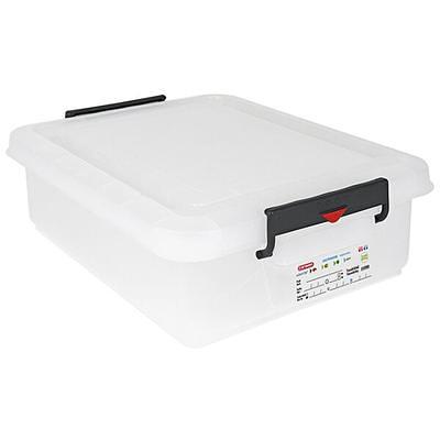 Vigor 18 x 12 x 9 Clear Polycarbonate Food Storage Box