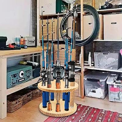 Very cool idea!!  Fishing rod rack, Fishing rod, Fishing storage