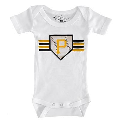 Lids Pittsburgh Pirates Tiny Turnip Women's Dirt Ball 3/4-Sleeve Raglan T- Shirt - White/Black