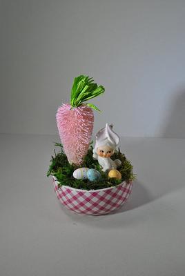 Bottle Brush Easter Decor