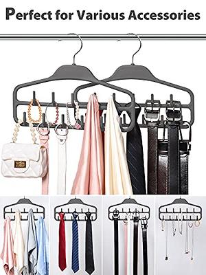  Purse Hanger Organizer for Closet, 2 Pack Handbag Storage  Organizer, Hanging Purse Holder for Closet Organization and Space Saving,  Accessories Organizer for Bags, Belts, Hats, Scarves, Ties : Home & Kitchen