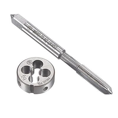 M8 X 0.75 Tap and Die Set Left Hand, M8X0.75 Machine Thread Tap and Round  Die