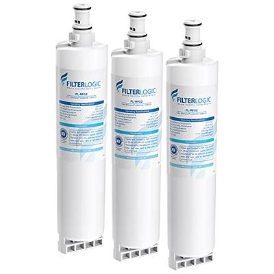 3-Pack Replacement Whirlpool W10186668 Refrigerator Water Filter - Compatible Whirlpool 4396508, 4396510 Fridge Water