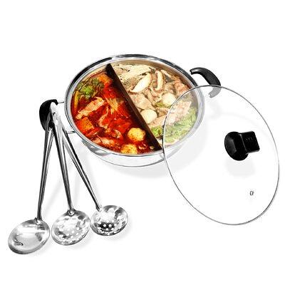 BERGNER Small 2.6 qt. Stainless Steel Soup Pot with Tempered Glass Lid and  Steamer Insert BGUS10127STS - The Home Depot