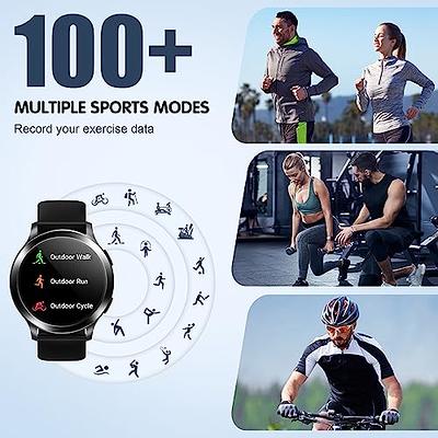 Military Smart Watch for Men Tactical Rugged Smart Watch with Bluetooth  Call Flashlight 1.45 Big Screen Fitness Tracker Heart Rate Sleep Monitor