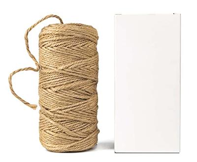 Cotton String for Crafts, Jute Butchers and Bakers Twine (500 Feet