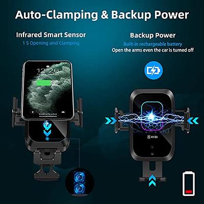 15W Qi Car Phone Holder Wireless Charger Car Mount Intelligent