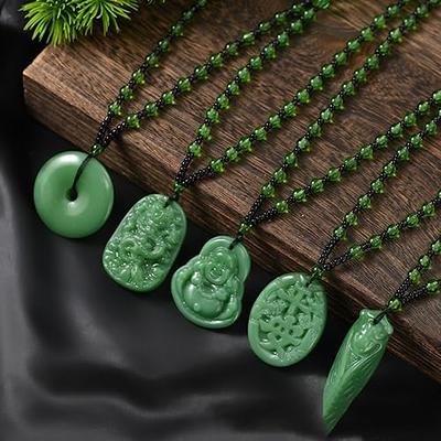 Men's Diamond Jade Buddha Necklace | Gogo Lush