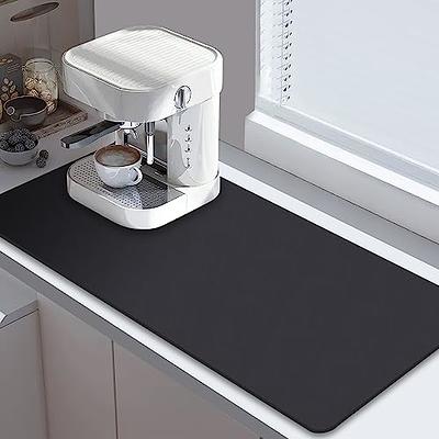 Coffee Mat Hide Stain Backed Absorbent Dish Drying Mat for Kitchen Counter  Bar Coffee Machine Accessories Espresso Coffe Mat