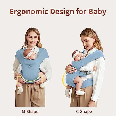 Baby Wraps Carrier, Baby Carrier Newborn to Toddler Newborn Carrier Br –  momtorystore