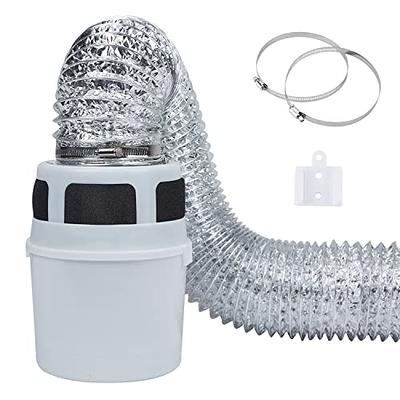 Beaquicy 4-Inch TDIDVKZW Indoor Dryer Vent Kit with 20 PCS Dryer