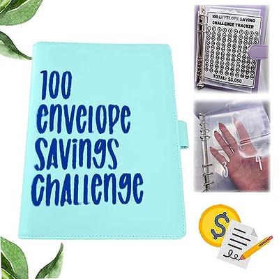  100 Envelope Challenge Binder,Easy and Fun Way to