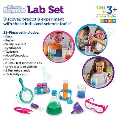 Learning Resources Primary Science Deluxe Lab Set - 45 Pieces, Ages 3+  Preschool Science Kit, STEM Toys, Science Experiments for Kids, Preschool