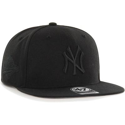 Men's '47 Light Blue New York Yankees Ultra Suede Captain Snapback Hat