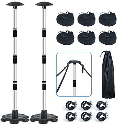 Boat Cover Support Poles Stand 2 Pack with Anti-Slip Rubber Base, Aluminum Support  Pole for