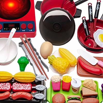 Hot Children Kitchen Toy Cookware Pot Pan Kids Pretend Cook Play Toy  Simulation Kitchen Utensils Toys