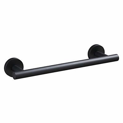 USHOWER Matte Black Bathroom Accessories Set, Includes 18 inch Bath Towel Bar, 5-Piece, Stainless Steel SUS304