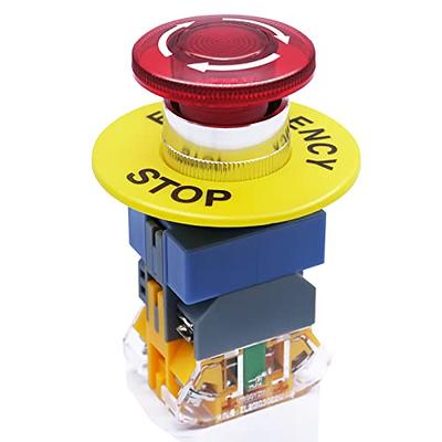 Taiss Momentary Push Button Switch Station Box Start/Stop Red Green Sign NO  NC Pushbutton Switches Station AC 660V 10A HB2-Start/Stop-Box