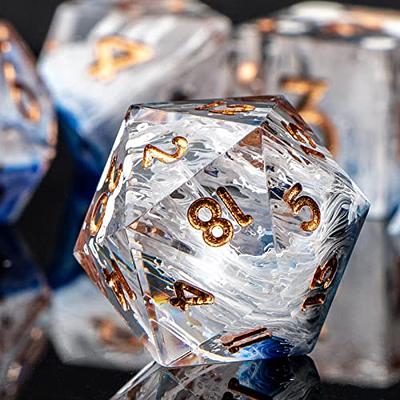  OUKELANWO Polyhedral Resin Lord of The Rings DND Dice