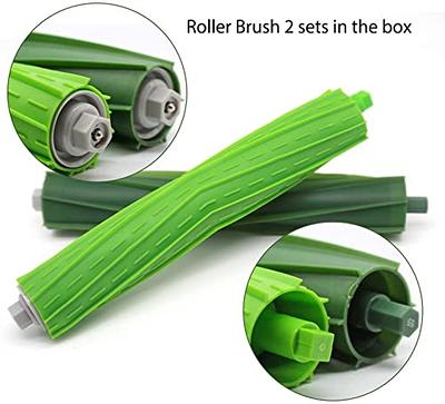 Parts accessories Compatible for iRobot Roomba evo i3+i4+i6+i7+i8/Plus E5  E6 E7 J7 I,E &J Series Vacuum Cleaner 2 Set Roller Brushes 8 HEPA Filters 8  Side Brushes 1 caster wheel (Plastic) 