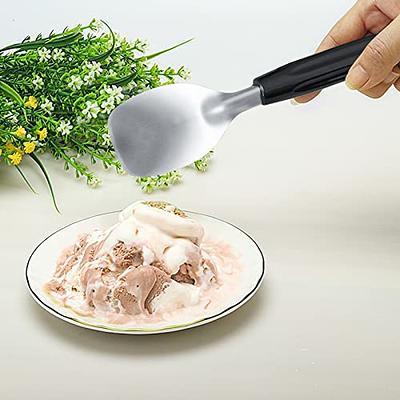 Ice Cream Spade - Stainless Steel Ice Cream Paddle for Hard or Creamy Ice  Cream - Ice Cream Scoop with Comfortable Plastic Handle - Heavy Duty  Strong