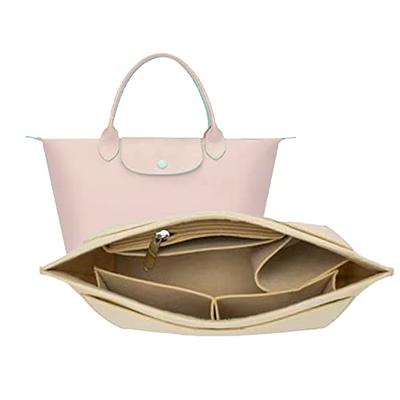 Purse Organizer, Multi-Pocket Felt Handbag Organizer, Folding Tote Bag  organizer insert for Insert Wallet Organizer for Longchamp (Beige, Small) -  Yahoo Shopping