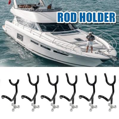 Boat Accessories 5 Link Fishing Rod Holder 5 Tubes Rod Pod Rack Stainless  Steel Boat Marine Yacht