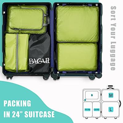 Compression Packing Cubes Set, Ultralight Travel Organizer Bags