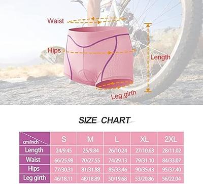 BALEAF Womens Padded Bike Shorts Cycling Underwear Biking Bicycle Riding  Spin Briefs Undershorts