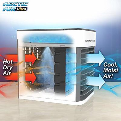 Arctic Air Pure Chill 2.0 Evaporative Air Cooler by Ontel - Powerful,  Quiet, Lightweight and Portable Space Cooler with Hydro-Chill Technology  For