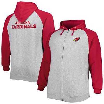 Antigua Louisville Cardinals Heathered Gray Fortune Full-Zip Jacket