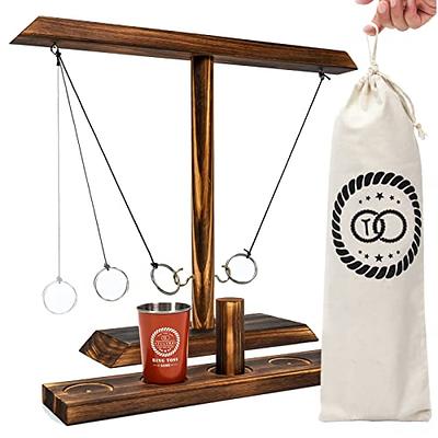 Tulyra Ring Toss Games for Adults, Hook and Ring Game with Exclusive  Carrying case & Unique