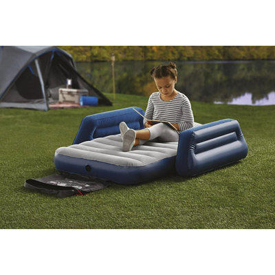 Kids All-In-One Inflatable Sleeping Bag Bed Is Perfect For Sleepovers or  Camping