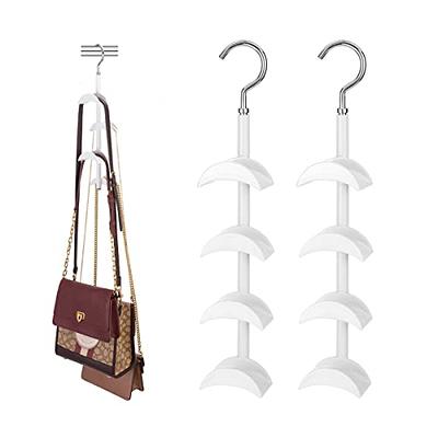 ZEDODIER Purse Hanger Organizer for Closet, 2 Pack Hanging Bag Holder,  Keeping Purses Visible and in Good Condition, Metal Handbag Storage Hook  Backpack Rack Space Saving Hanger, Silver - Yahoo Shopping