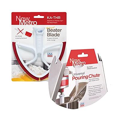 New Metro Design PC-THR BeaterBlade and Pouring Chute Set, compatible  KitchenAid 4.5 Qt Tilt Head Stand Mixer, Red - Yahoo Shopping