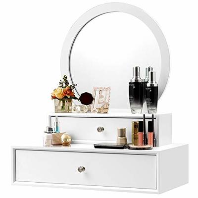 Vanity Art 12-Inch Bathroom Vanity Cabinet 3 Drawer Side Storage Organizer  Freestanding Single Vanity Bedroom/Bathroom/Entryway - Grey - Yahoo Shopping
