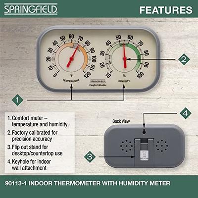 Household Analog Thermometerwall-mounted Pointer Home Baby Room Indoor  Temperature And Humidity Meter Pointer Thermometer Hygrometer