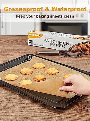 SMARTAKE 2-Pack Parchment Paper Roll, 15 in x 164 ft, 410 Sq.Ft Baking Paper  with Metal Cutter, Non-Stick Baking Paper Sheets, Waterproof, for Cooking,  Air Fryer, Grilling, Steaming (Unbleached) - Yahoo Shopping