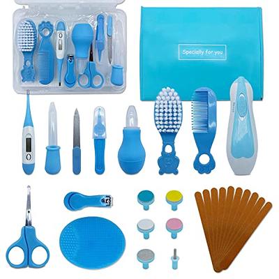 Lictin Baby Grooming Kit, 15 in 1 Newborn Nursery Baby Health Care Set with  Baby Hair Brush, Nail Clippers, Thermometer for Newborn Infant Toddlers  Baby Boys Girls 