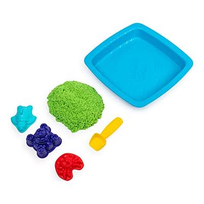 Kinetic Sand, Sandbox Playset with 1lb of Green and 3 Molds, for Ages 3 and  Up - Yahoo Shopping