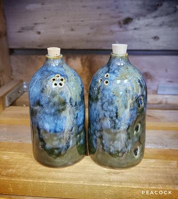 Handmade pottery Handmade Ceramic Salt & Pepper Shaker