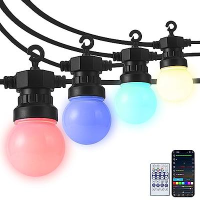 XMCOSY+ Outdoor String Lights, 48Ft Patio Lights with 16 Edison  Shatterproof Bulbs, Dimmable Outdoor Lights Waterproof LED String Lights  for Outside, Patio, Porch, Yard - Yahoo Shopping